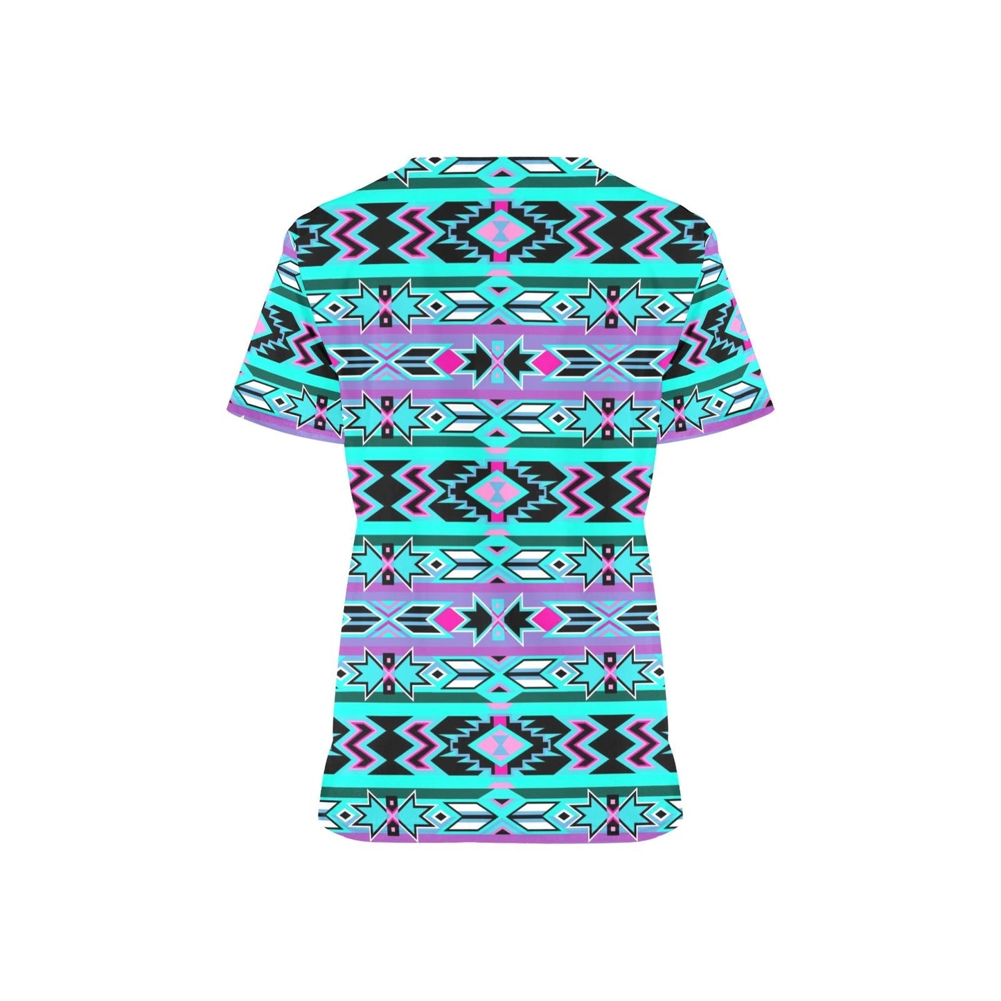 Northeast Journey All Over Print Scrub Top Scrub Top e-joyer