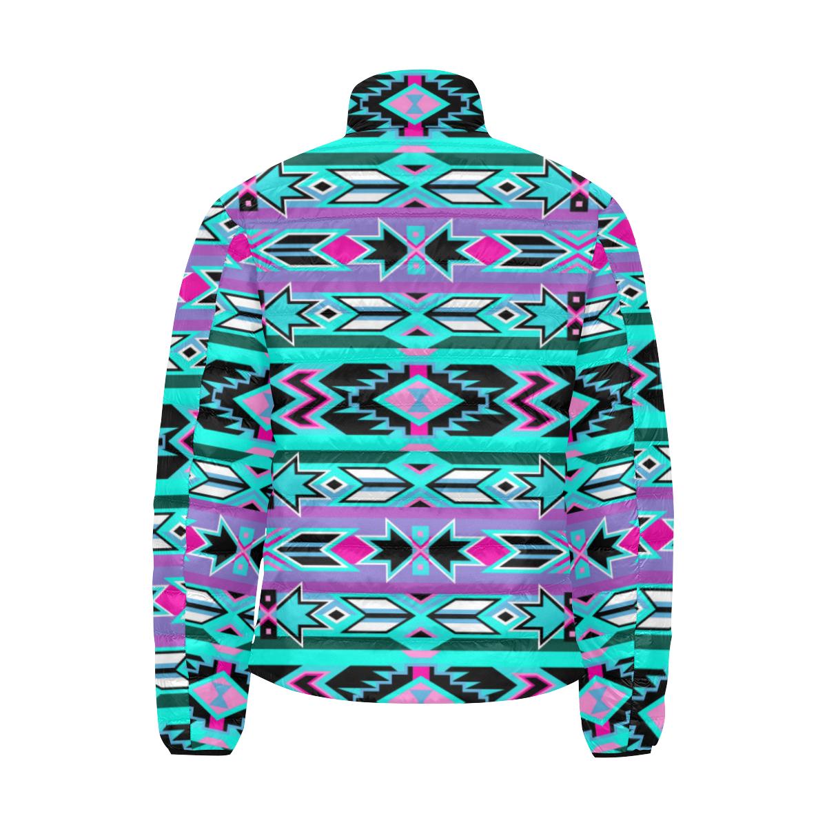 Northeast Journey Men's Stand Collar Padded Jacket (Model H41) Men's Stand Collar Padded Jacket (H41) e-joyer