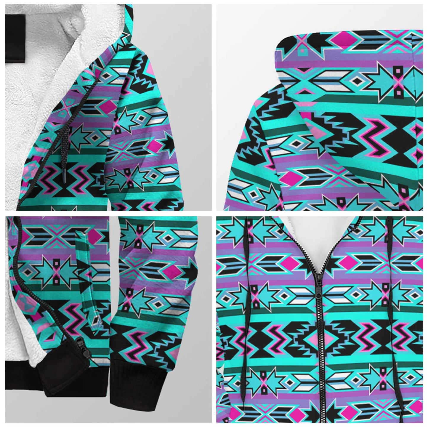 Northeast Journey Sherpa Hoodie 49 Dzine