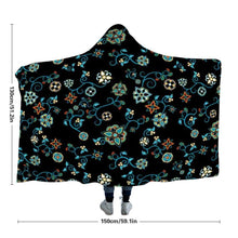 Load image into Gallery viewer, Ocean Bloom Hooded Blanket blanket 49 Dzine 
