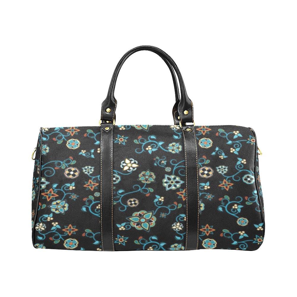 Ocean Bloom New Waterproof Travel Bag/Large (Model 1639) Waterproof Travel Bags (1639) e-joyer