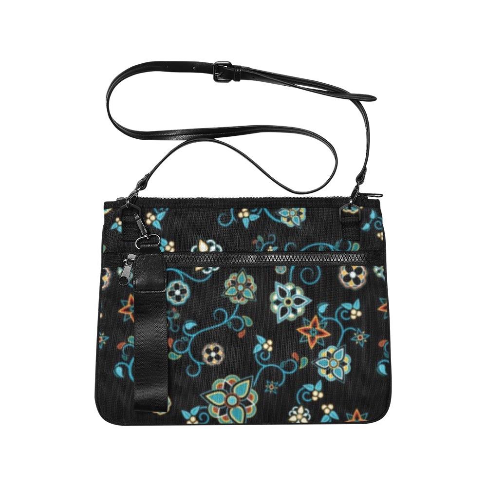 Ocean Bloom Slim Clutch Bag (Model 1668) Slim Clutch Bags (1668) e-joyer