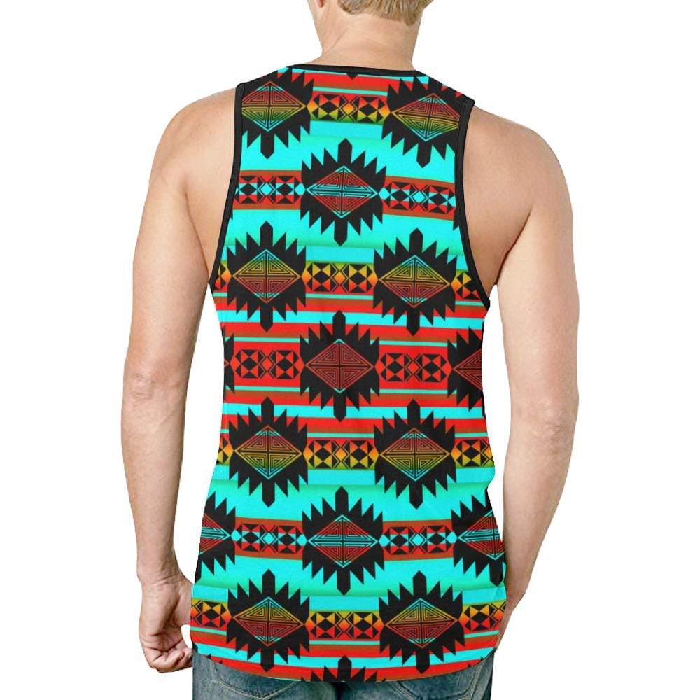 Okotoks Arrow New All Over Print Tank Top for Men (Model T46) New All Over Print Tank Top for Men (T46) e-joyer