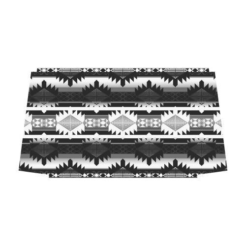 Okotoks Black and White Classic Travel Bag (Model 1643) Remake Classic Travel Bags (1643) e-joyer