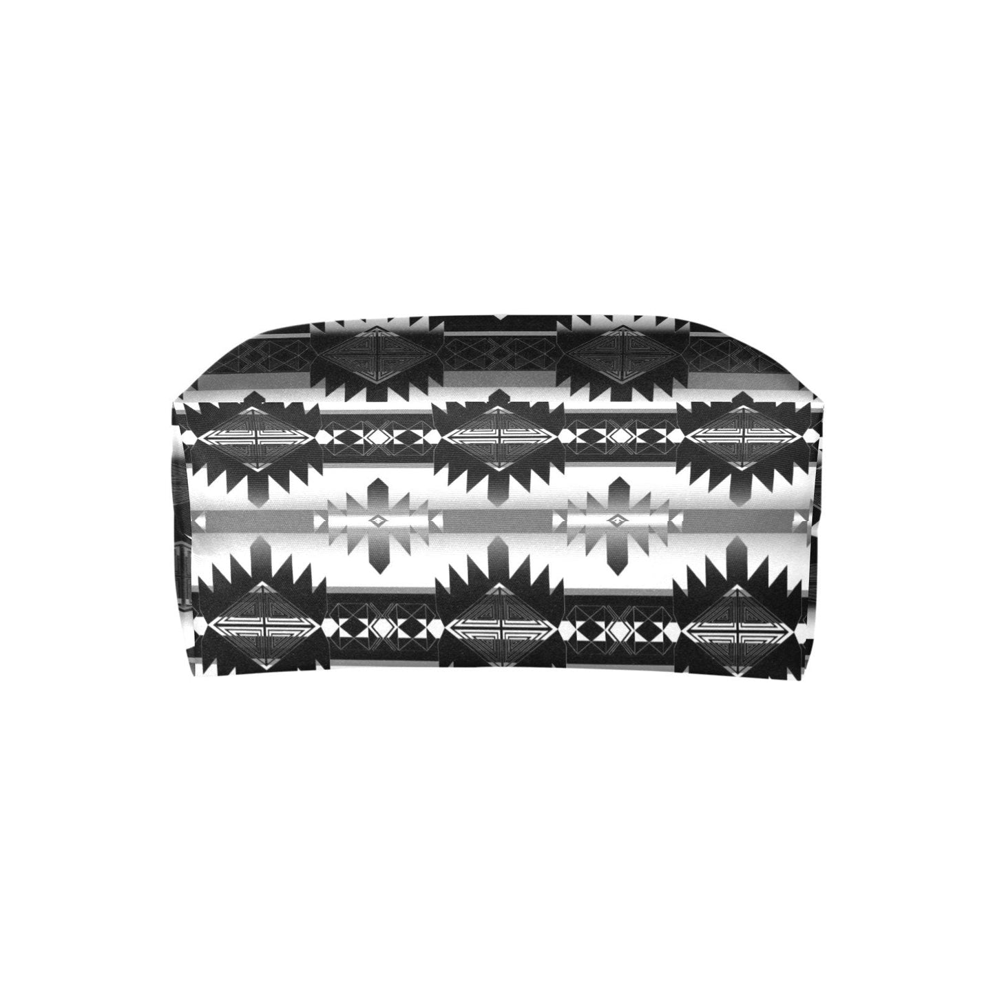 Okotoks Black and White Single-Shoulder Lady Handbag (Model 1714) bag e-joyer