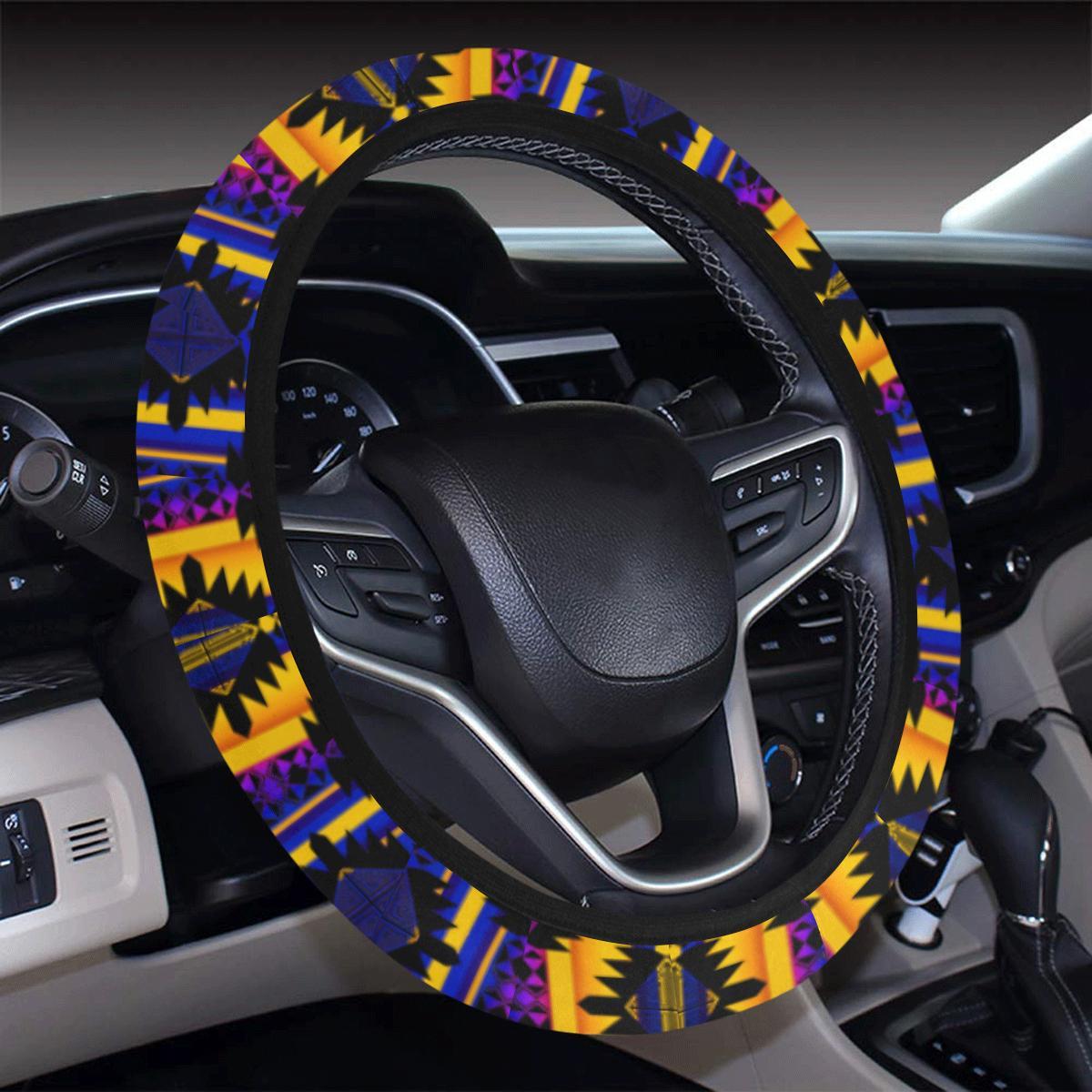 Okotoks Eagle Steering Wheel Cover with Elastic Edge Steering Wheel Cover with Elastic Edge e-joyer