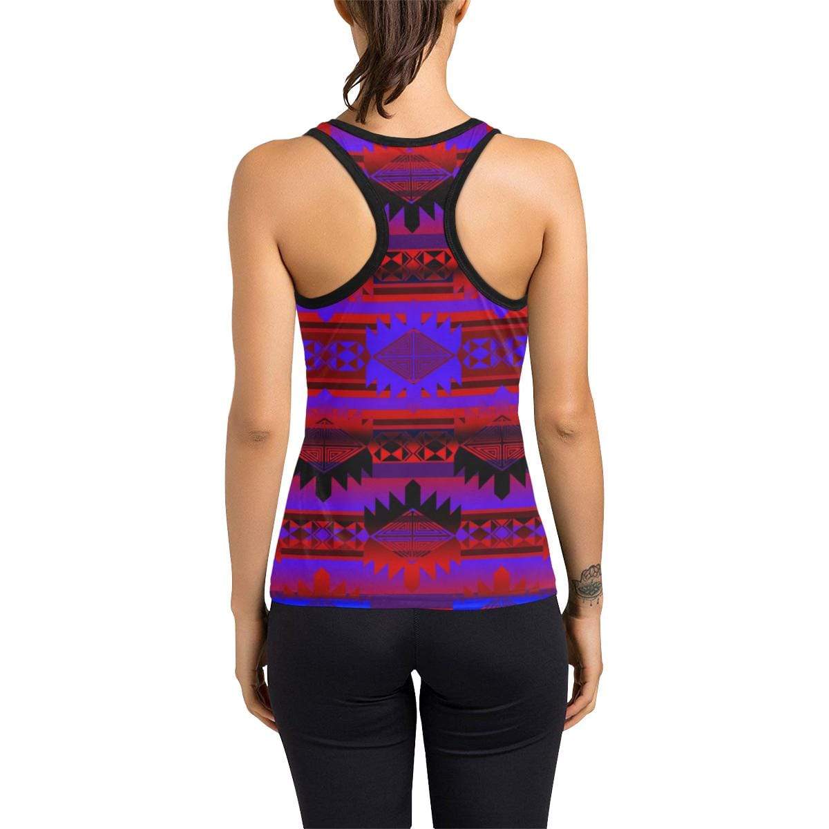 Okotoks Envy Women's Racerback Tank Top (Model T60) Racerback Tank Top (T60) e-joyer