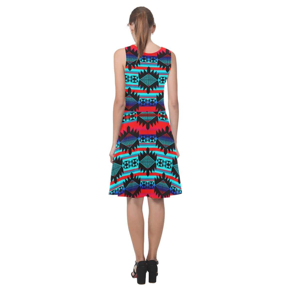 Okotoks Mountain Atalanta Casual Sundress(Model D04) Atalanta Sundress (D04) e-joyer