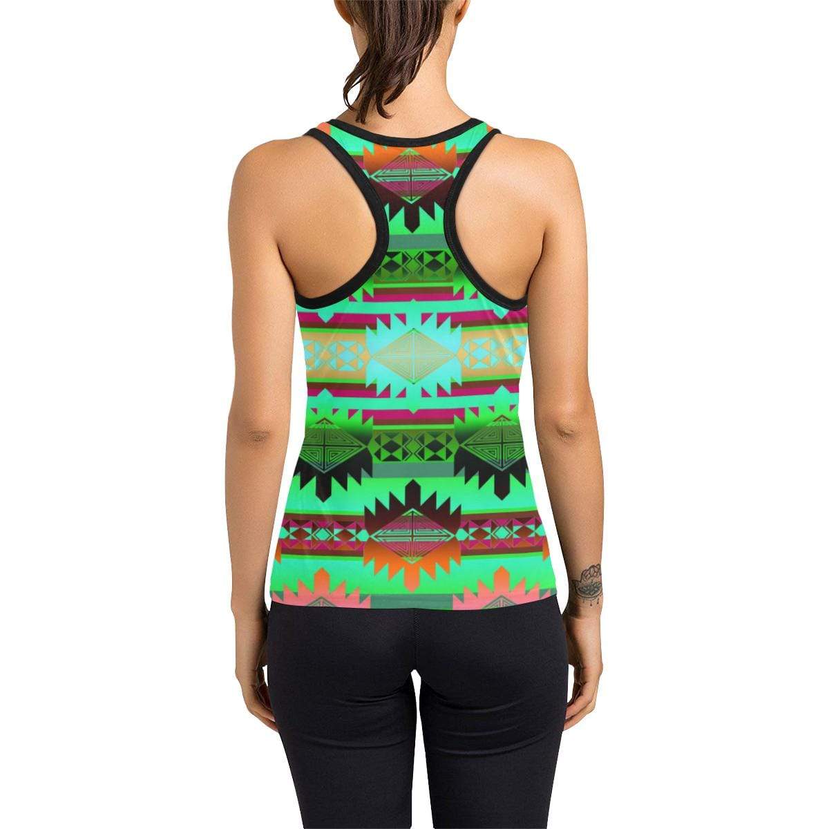 Okotoks Valley Women's Racerback Tank Top (Model T60) Racerback Tank Top (T60) e-joyer