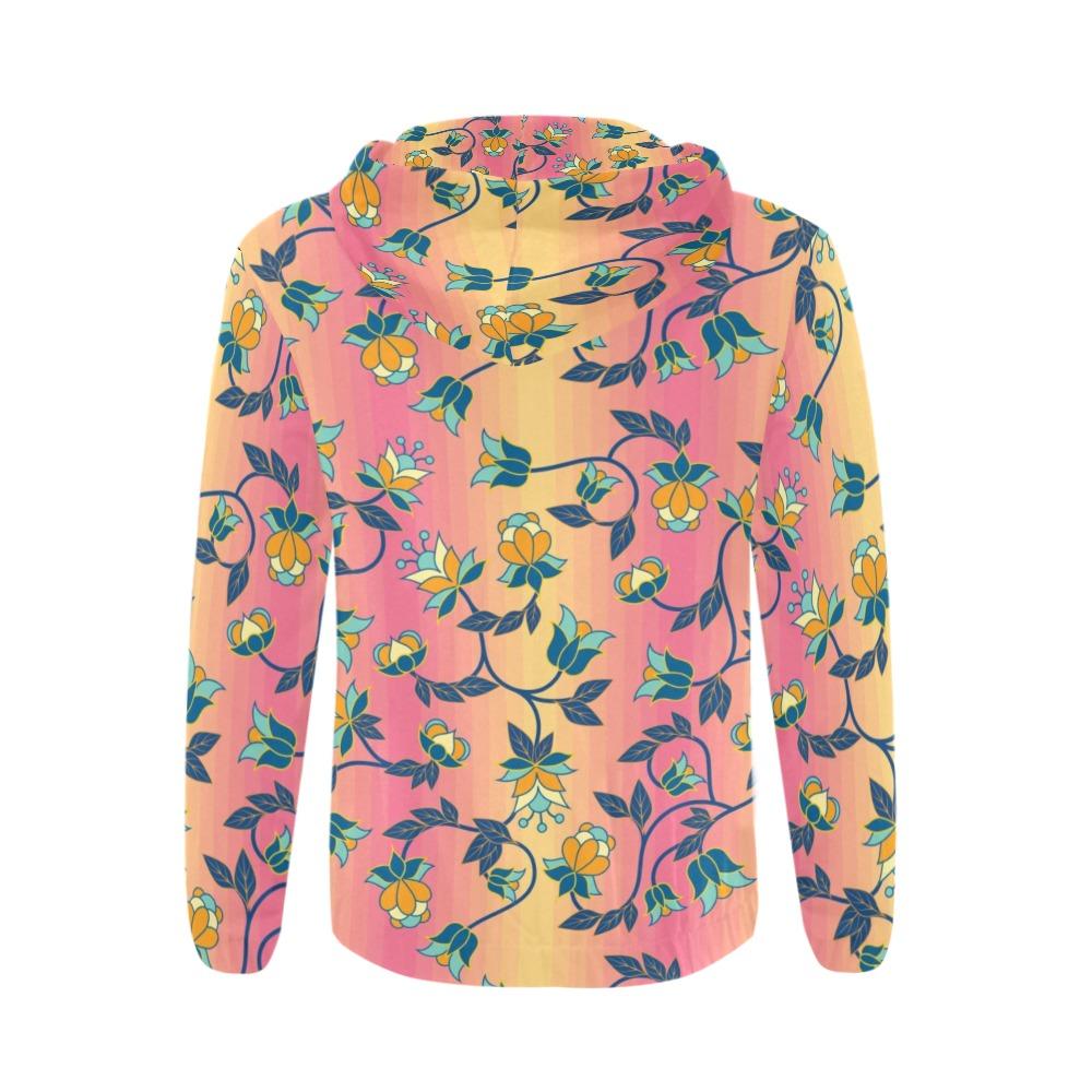 Orange Days All Over Print Full Zip Hoodie for Men (Model H14) All Over Print Full Zip Hoodie for Men (H14) e-joyer