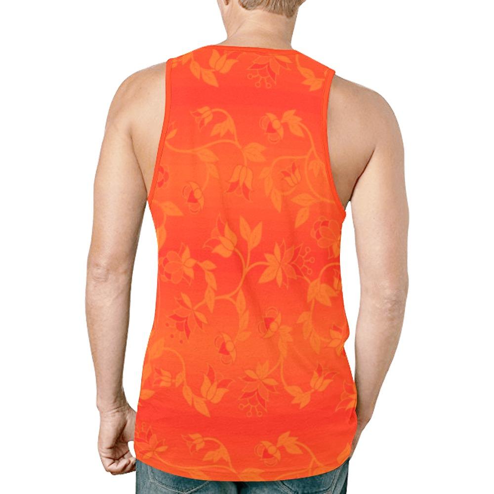 Orange Days Orange A feather for each New All Over Print Tank Top for Men (Model T46) New All Over Print Tank Top for Men (T46) 49 Dzine