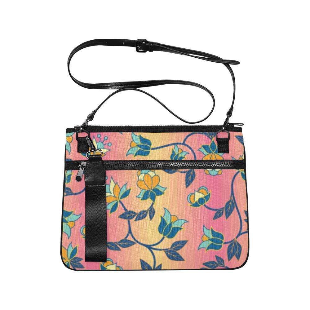 Orange Days Slim Clutch Bag (Model 1668) Slim Clutch Bags (1668) e-joyer