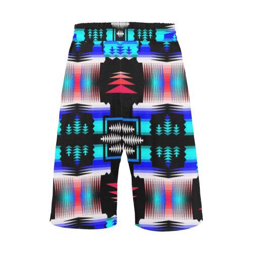 Orange Midnight Sage Men's All Over Print Casual Shorts (Model L23) Men's Casual Shorts (L23) e-joyer