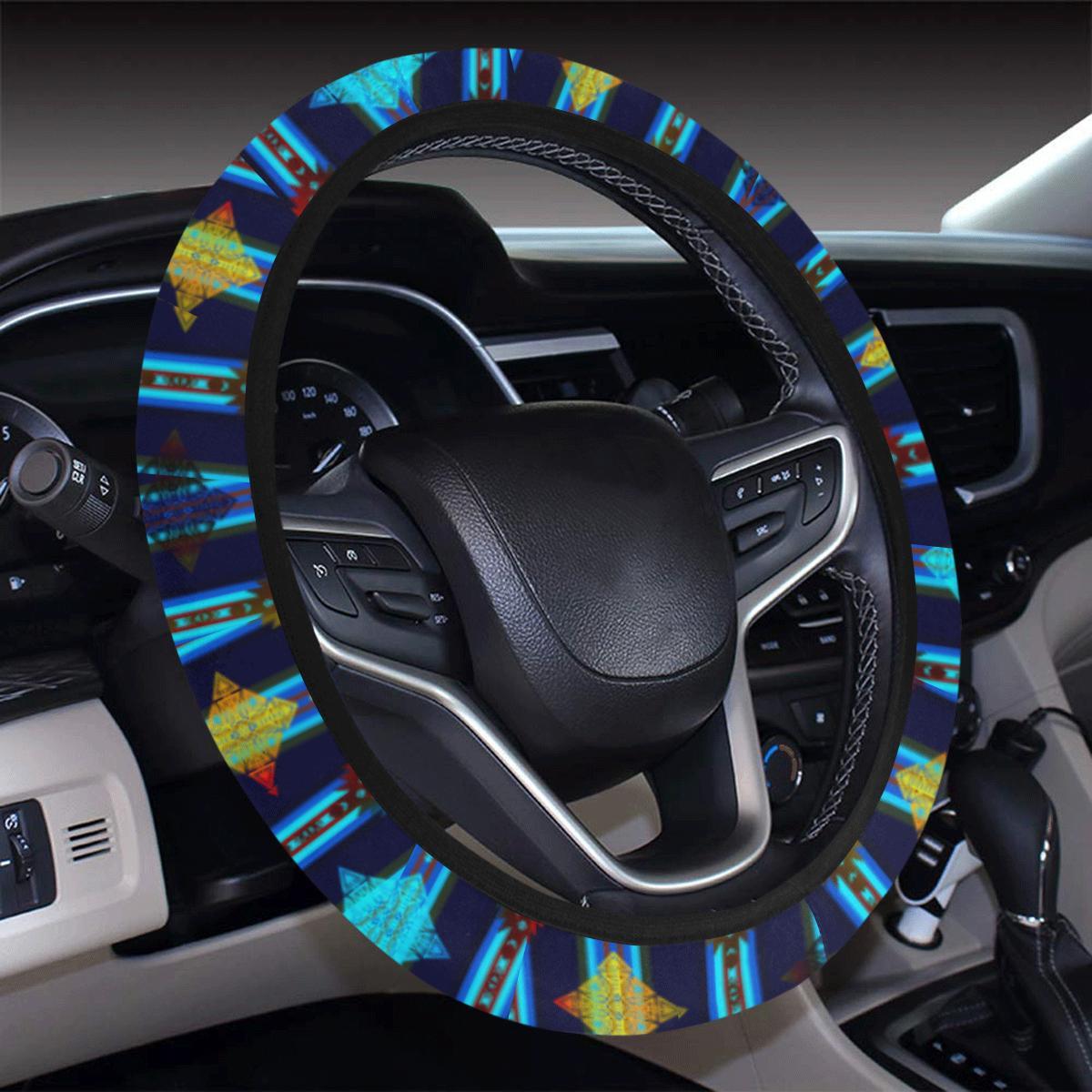 Plateau Night Steering Wheel Cover with Elastic Edge Steering Wheel Cover with Elastic Edge e-joyer