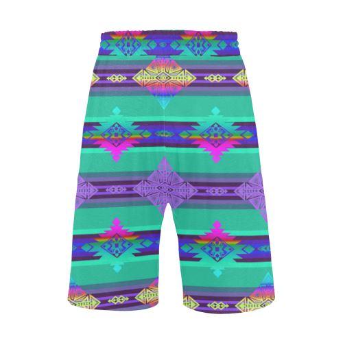 Plateau Riverrun Men's All Over Print Casual Shorts (Model L23) Men's Casual Shorts (L23) e-joyer