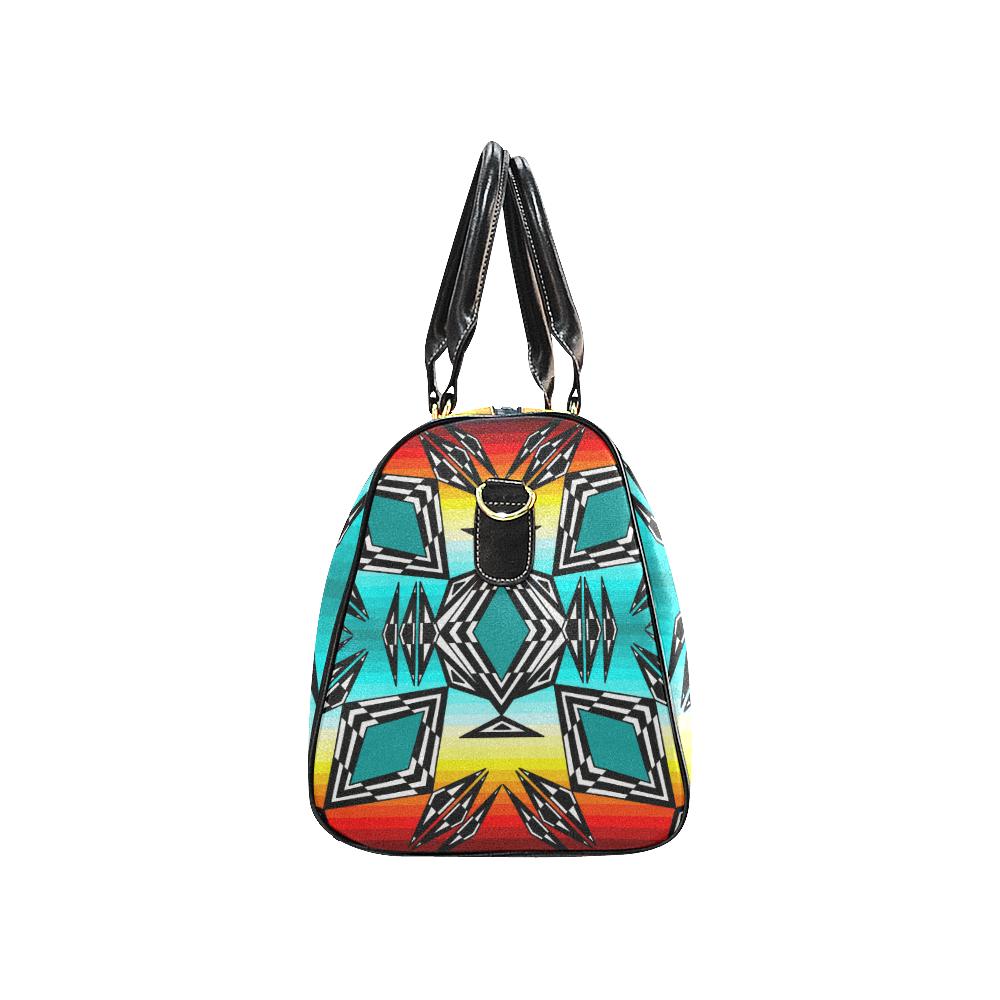 Prairie Fire Sky New Waterproof Travel Bag/Small (Model 1639) Waterproof Travel Bags (1639) e-joyer