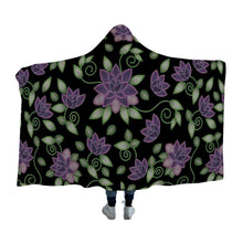 Load image into Gallery viewer, Purple Beaded Rose Hooded Blanket blanket 49 Dzine 
