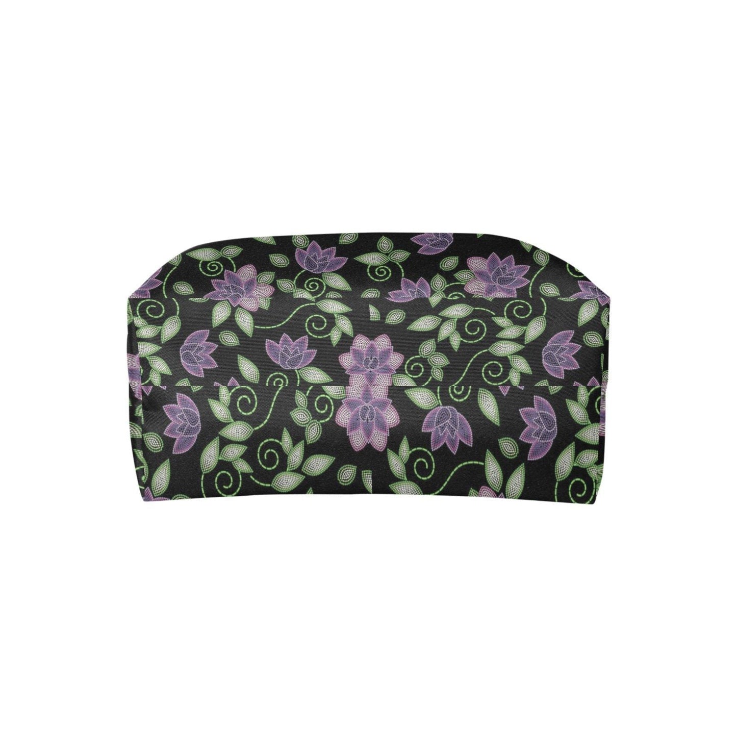 Purple Beaded Rose Single-Shoulder Lady Handbag (Model 1714) bag e-joyer