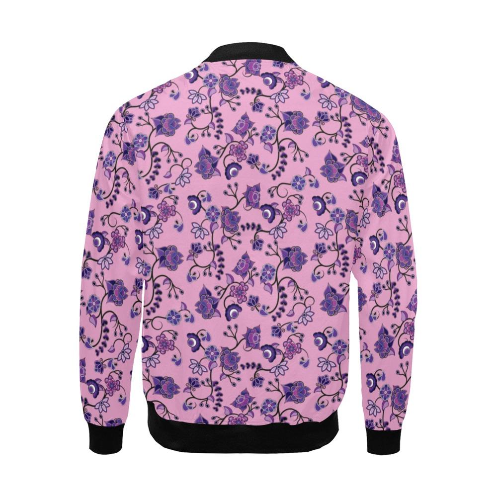Purple Floral Amour All Over Print Bomber Jacket for Men (Model H19) All Over Print Bomber Jacket for Men (H19) e-joyer