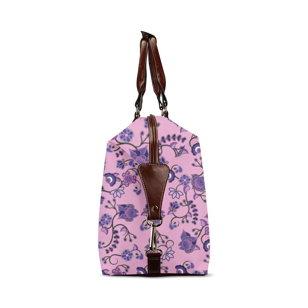 Purple Floral Amour Classic Travel Bag (Model 1643) Remake Classic Travel Bags (1643) e-joyer