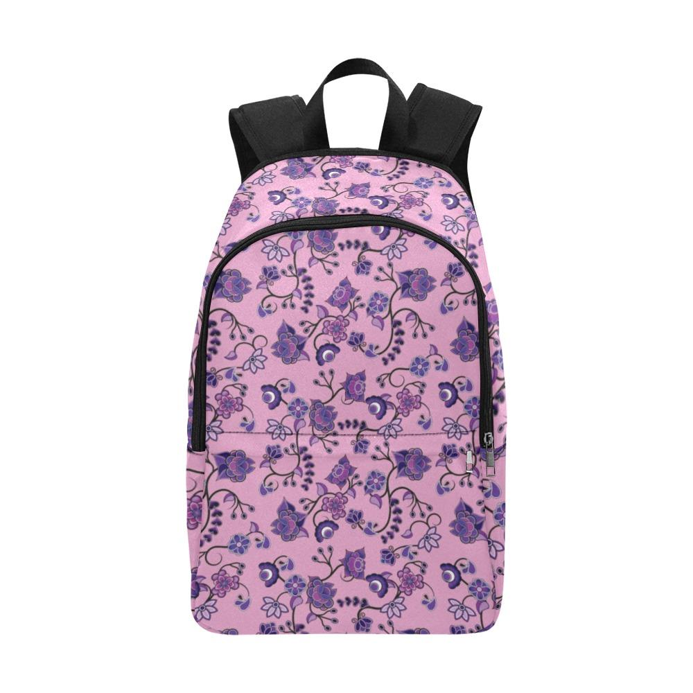Purple Floral Amour Fabric Backpack for Adult by 49 Dzine