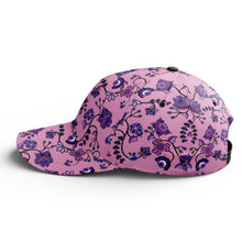 Load image into Gallery viewer, Purple Floral Amour Snapback Hat hat Herman 
