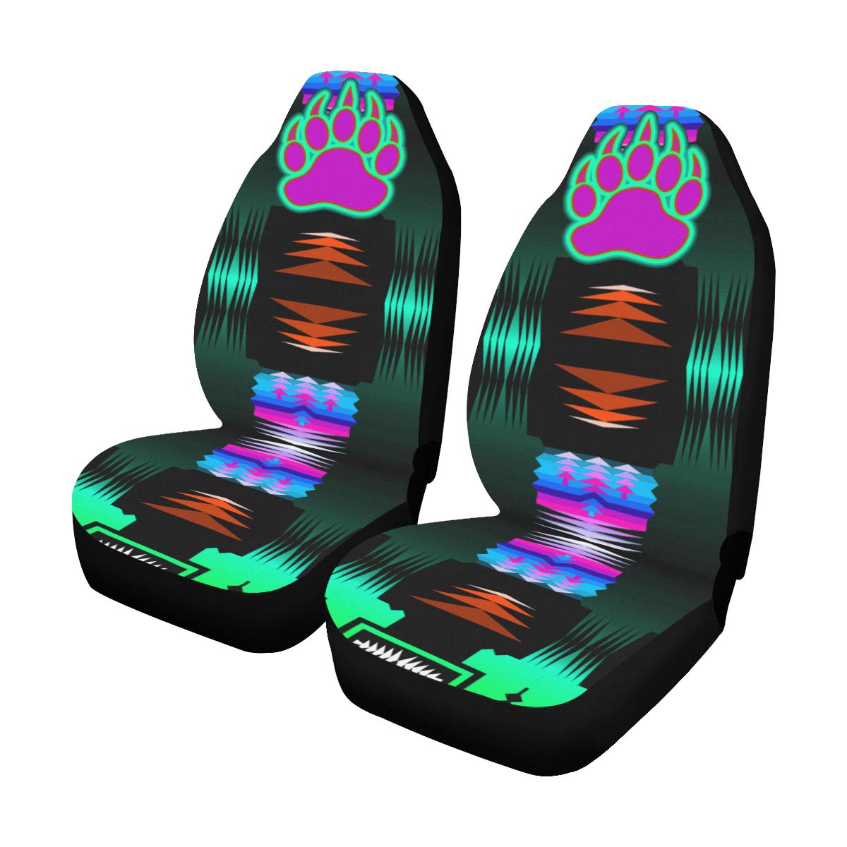 Purple Midnight Bearpaw Car Seat Covers (Set of 2) Car Seat Covers e-joyer