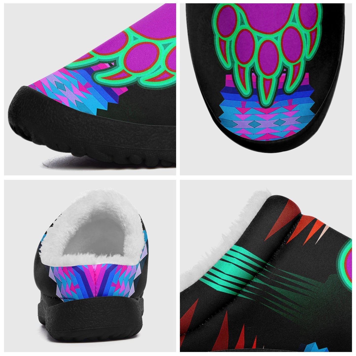 Purple Midnight Bearpaw Ikinnii Indoor Slipper 49 Dzine