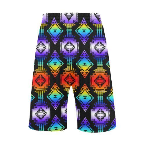 Rainbow Gathering Men's All Over Print Casual Shorts (Model L23) Men's Casual Shorts (L23) e-joyer