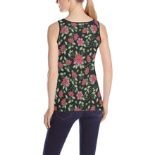 Load image into Gallery viewer, Red Beaded Rose All Over Print Tank Top for Women (Model T43) All Over Print Tank Top for Women (T43) e-joyer 
