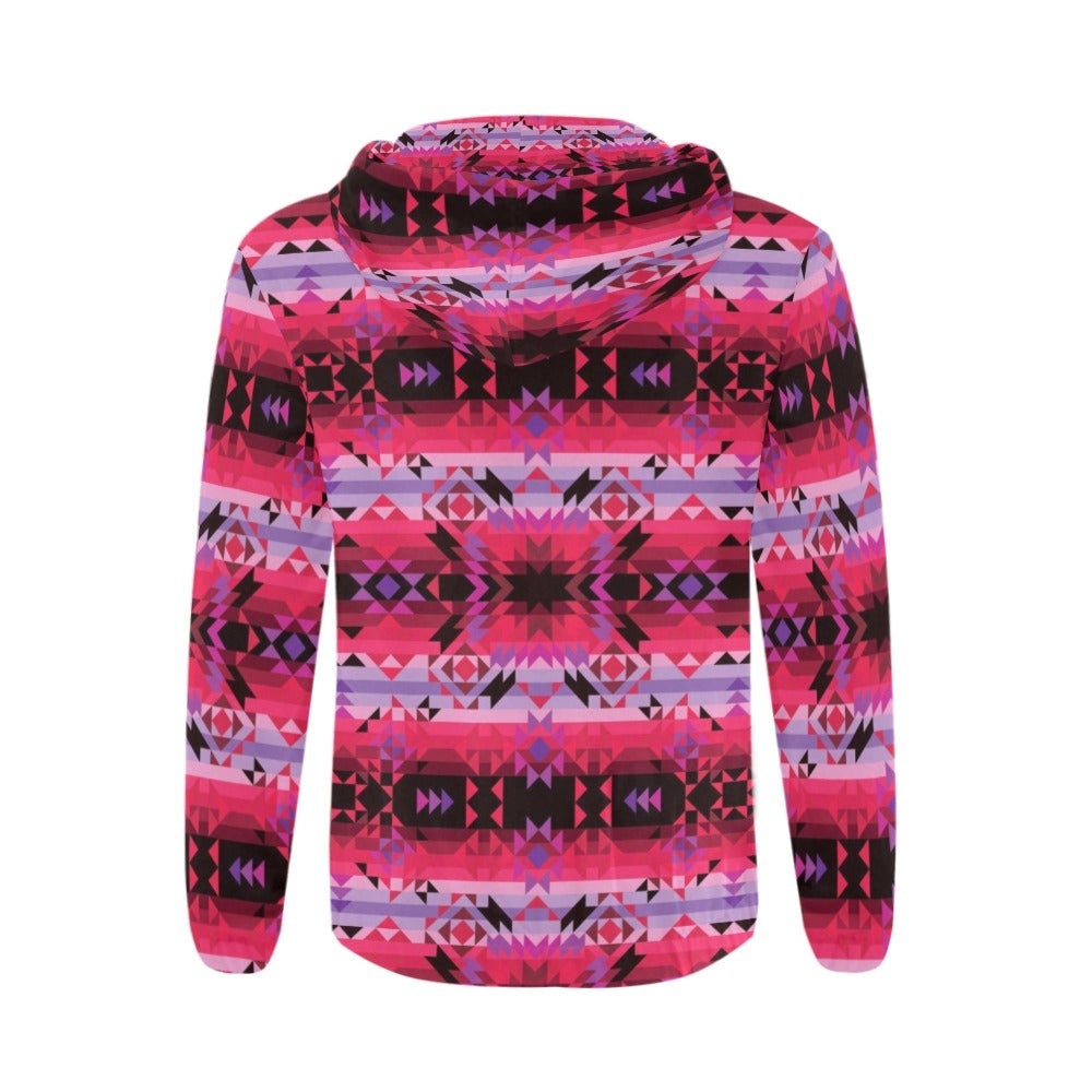 Red Star All Over Print Full Zip Hoodie for Men (Model H14) hoodie e-joyer