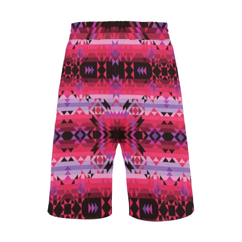 Red Star Men's All Over Print Casual Shorts (Model L23) short e-joyer