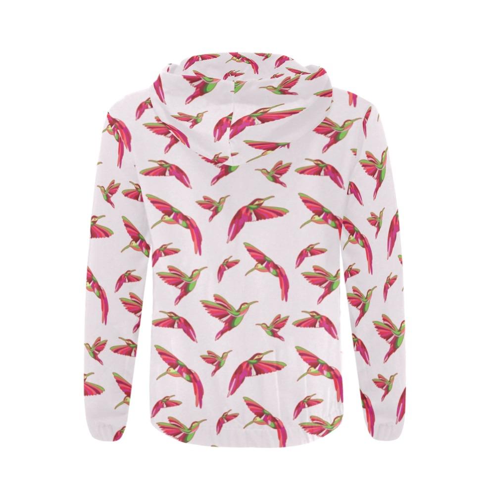 Red Swift Colourful All Over Print Full Zip Hoodie for Men (Model H14) All Over Print Full Zip Hoodie for Men (H14) e-joyer