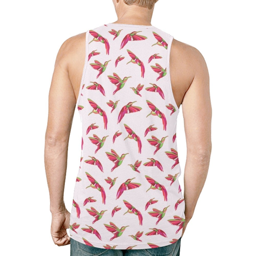 Red Swift Colourful New All Over Print Tank Top for Men (Model T46) New All Over Print Tank Top for Men (T46) e-joyer