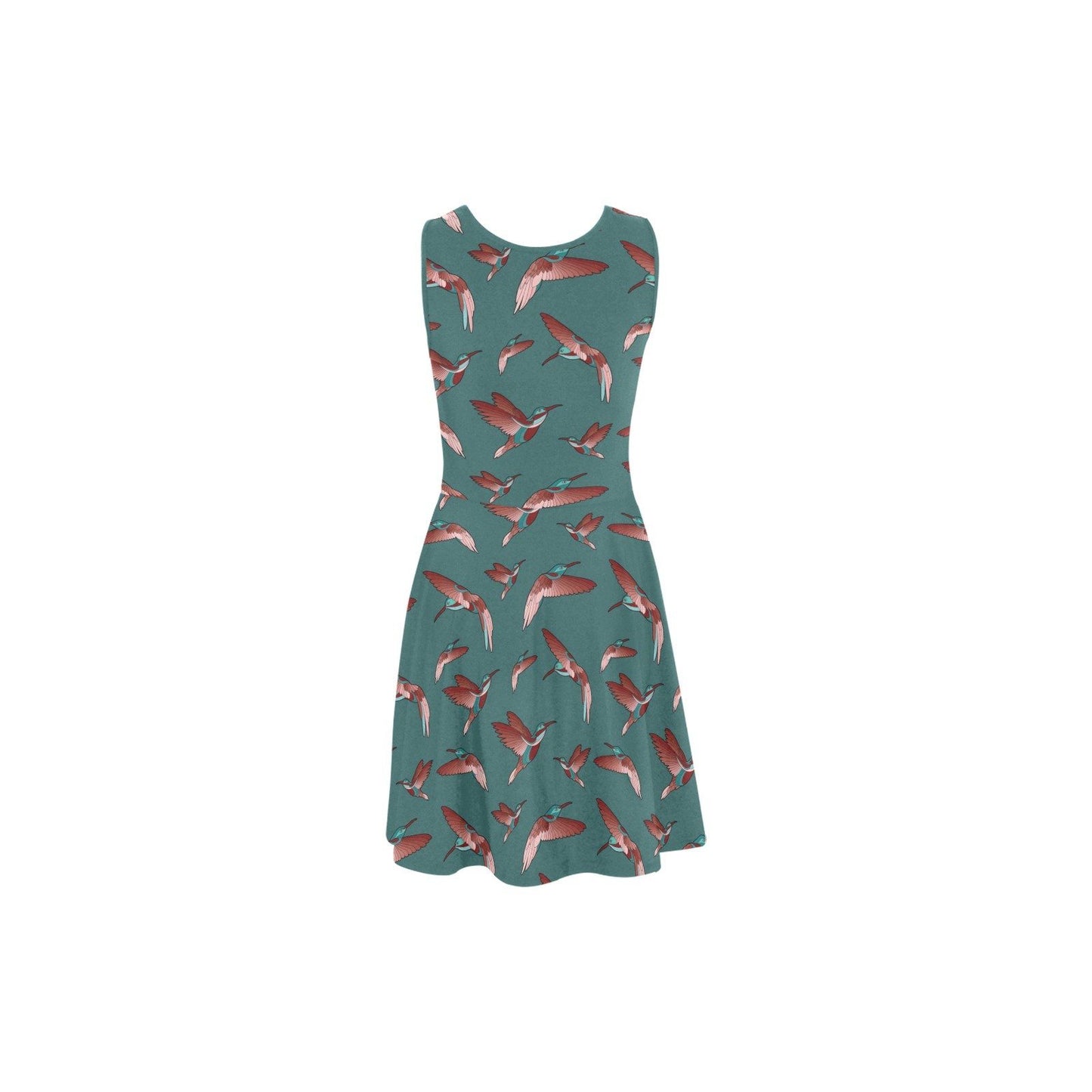 Red Swift Turquoise Atalanta Sundress (Model D04) Atalanta Sundress (D04) e-joyer