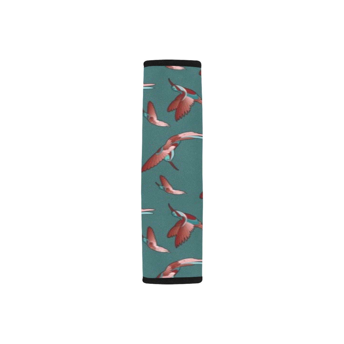 Red Swift Turquoise Car Seat Belt Cover 7''x12.6'' (Pack of 2) Car Seat Belt Cover 7x12.6 (Pack of 2) e-joyer