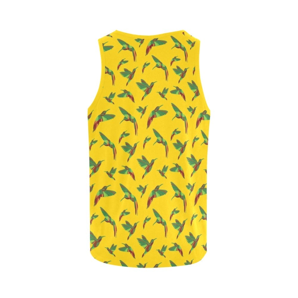 Red Swift Yellow All Over Print Tank Top for Women (Model T43) All Over Print Tank Top for Women (T43) e-joyer