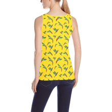 Load image into Gallery viewer, Red Swift Yellow All Over Print Tank Top for Women (Model T43) All Over Print Tank Top for Women (T43) e-joyer 
