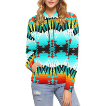 Load image into Gallery viewer, Ribbonwork Bustles All Over Print Hoodie for Women (USA Size) (Model H13) All Over Print Hoodie for Women (H13) e-joyer 

