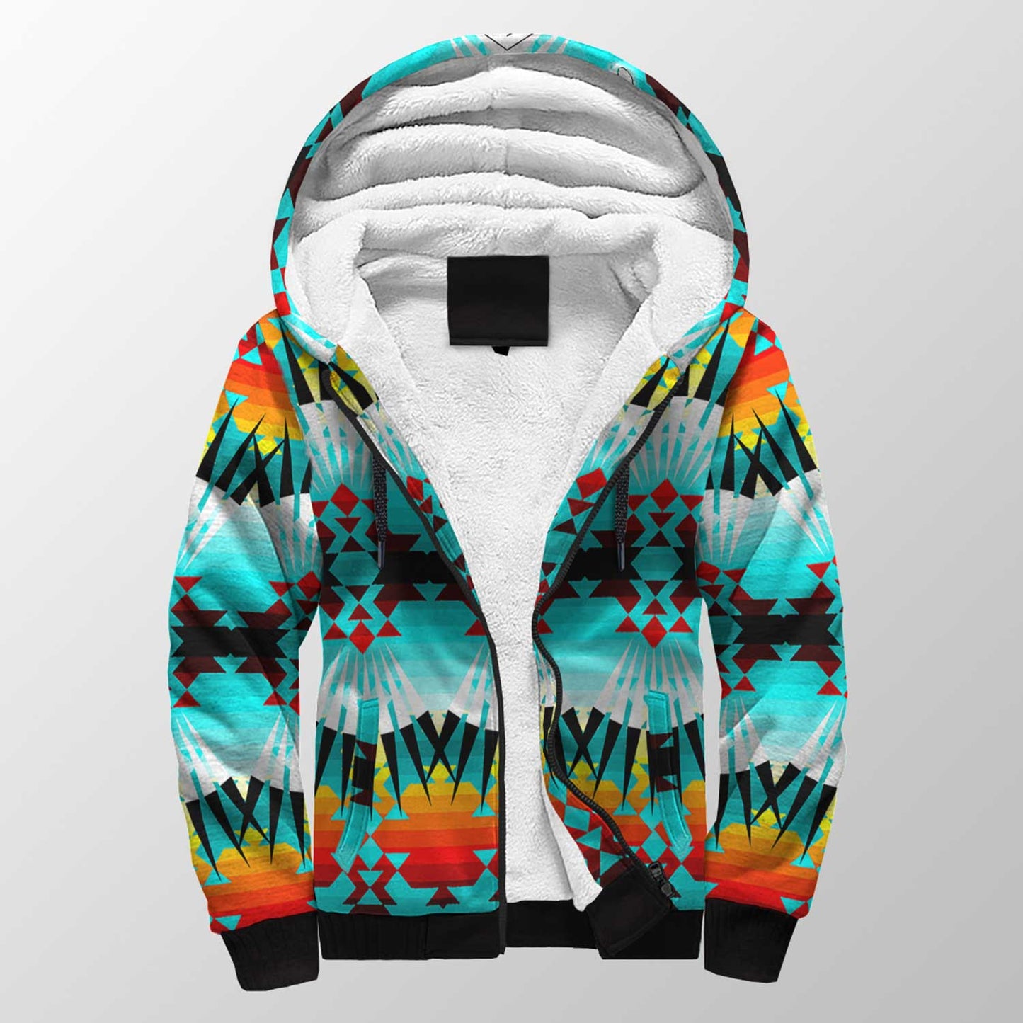 Ribbonwork Bustles Sherpa Hoodie 49 Dzine