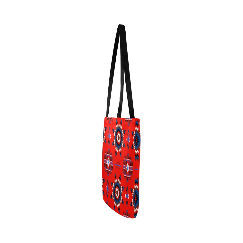 Rising Star Blood Moon Reusable Shopping Bag Model 1660 (Two sides) Shopping Tote Bag (1660) e-joyer