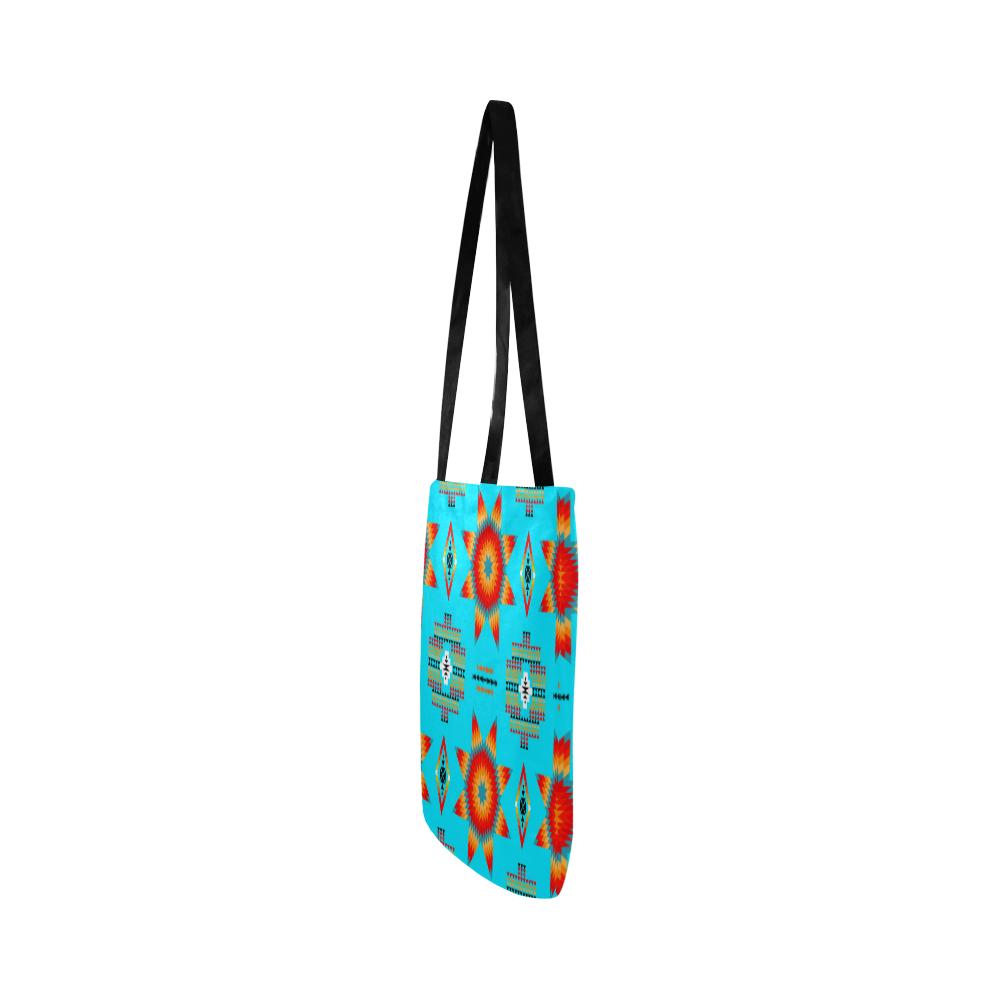 Rising Star Harvest Moon Reusable Shopping Bag Model 1660 (Two sides) Shopping Tote Bag (1660) e-joyer