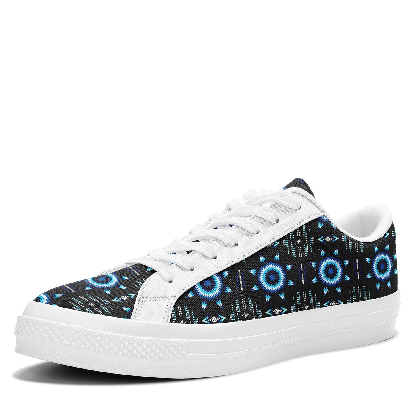 Rising Star Wolf Moon Aapisi Low Top Canvas Shoes White Sole 49 Dzine