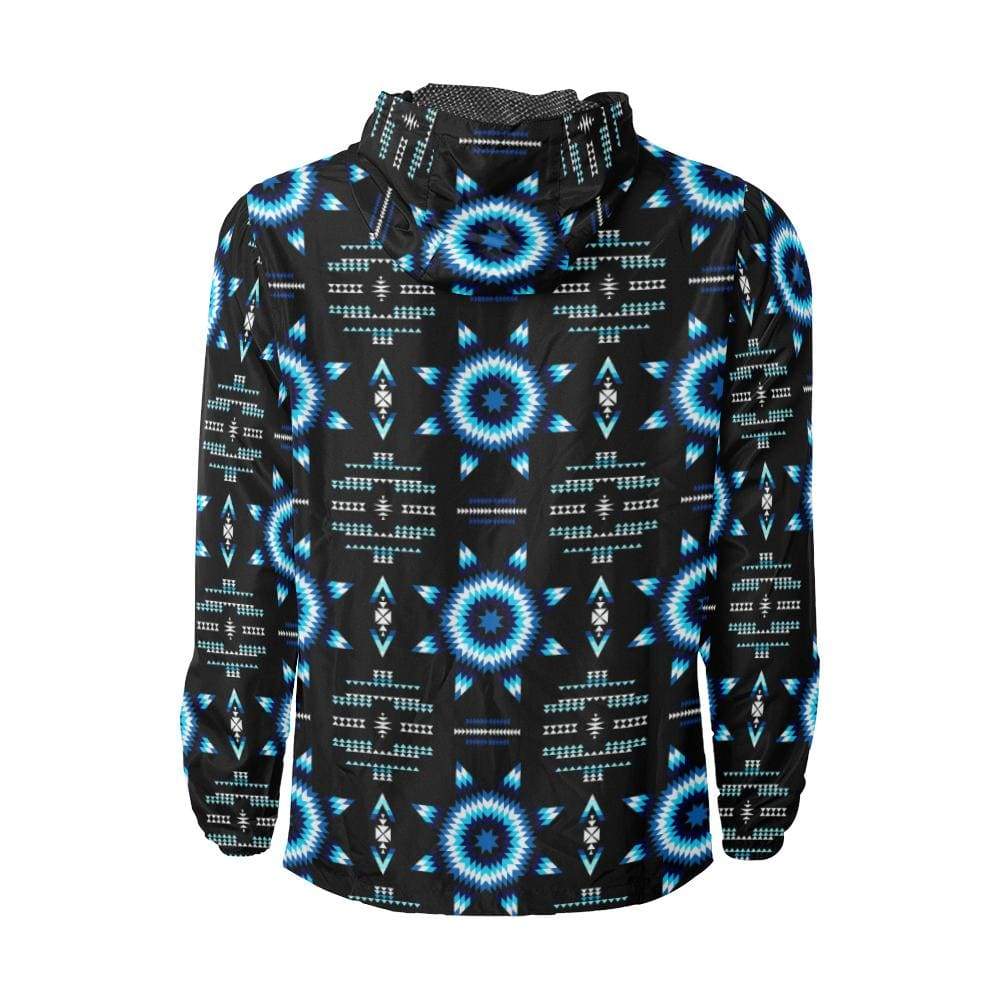 Rising Star Wolf Moon All Over Print Windbreaker for Unisex (Model H23) All Over Print Windbreaker for Men (H23) e-joyer