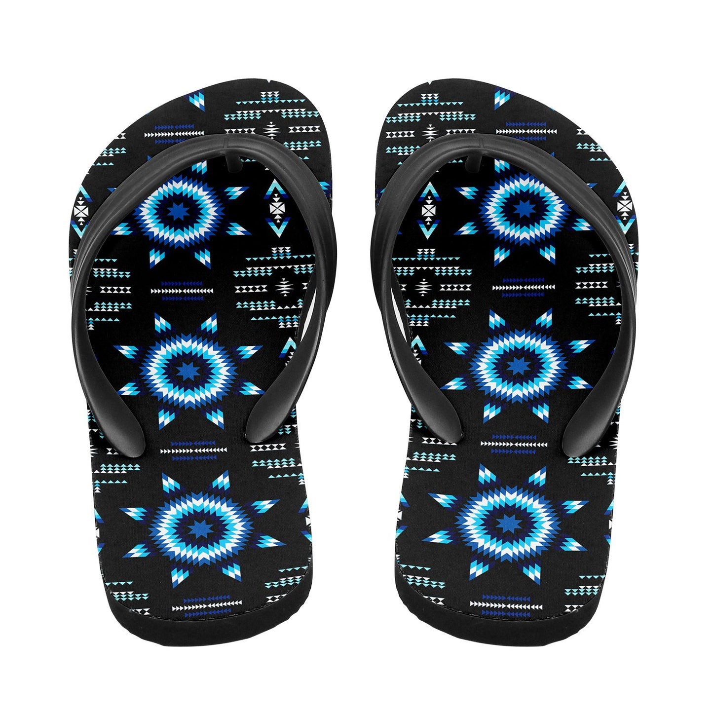 Rising Star Wolf Moon Flip Flops 49 Dzine