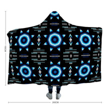 Load image into Gallery viewer, Rising Star Wolf Moon Hooded Blanket 49 Dzine 

