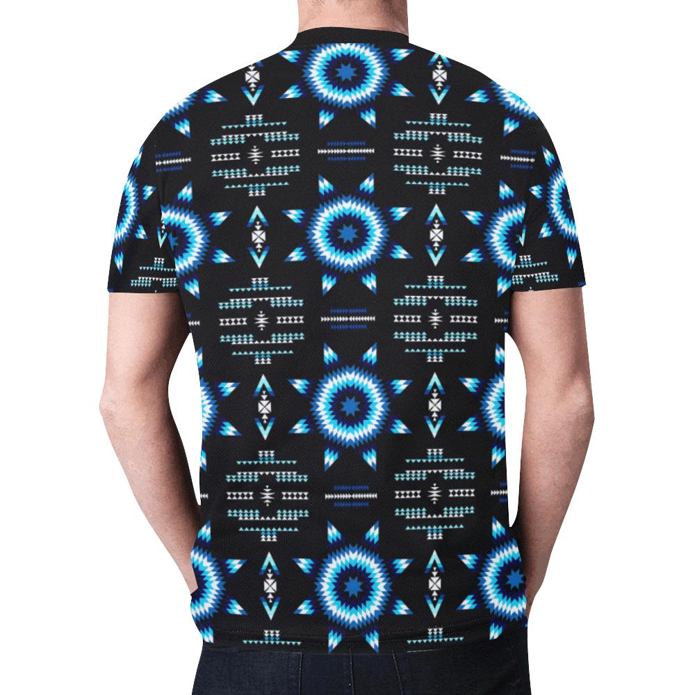 Rising Star Wolf Moon New All Over Print T-shirt for Men (Model T45) New All Over Print T-shirt for Men (T45) e-joyer