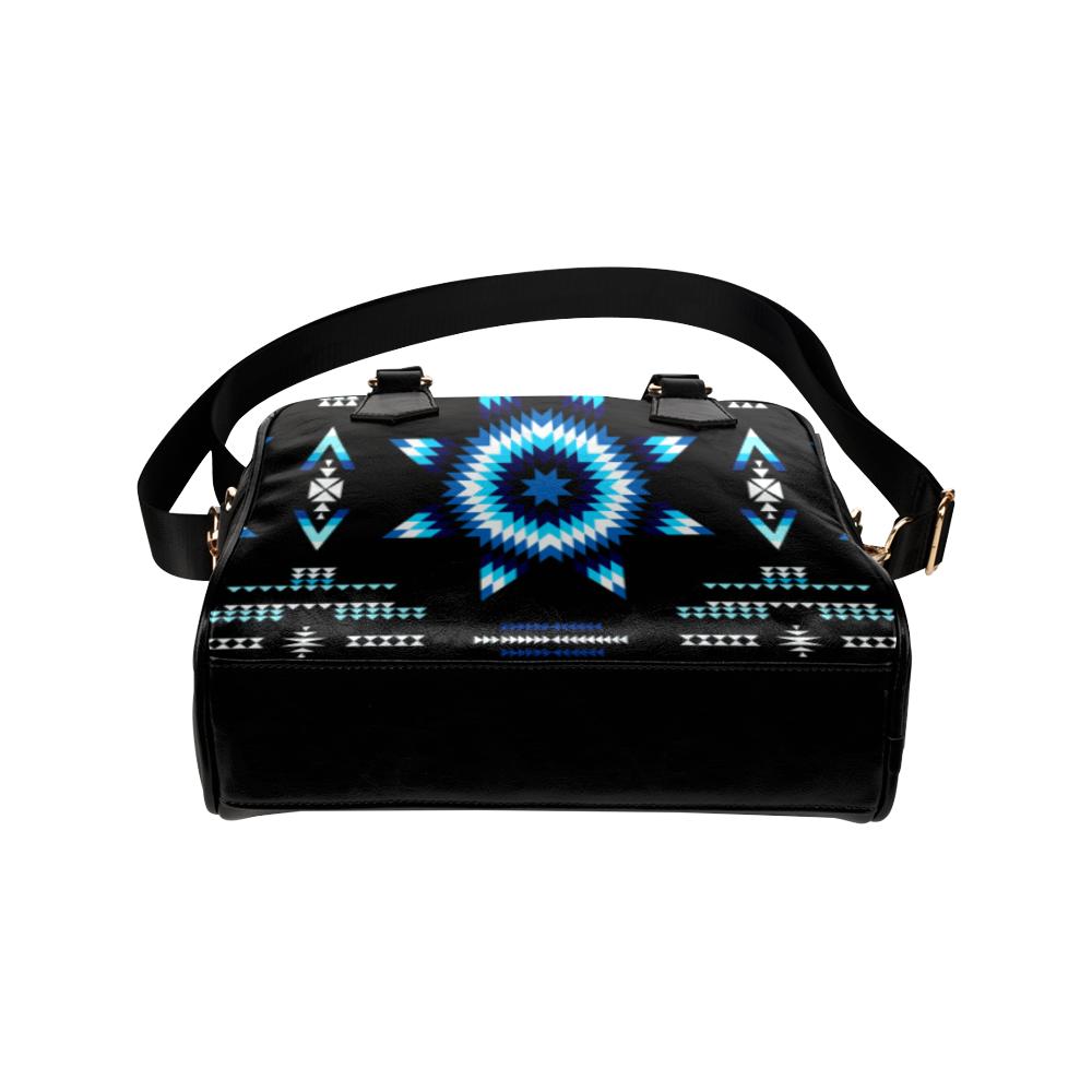 Rising Star Wolf Moon Shoulder Handbag (Model 1634) Shoulder Handbags (1634) e-joyer