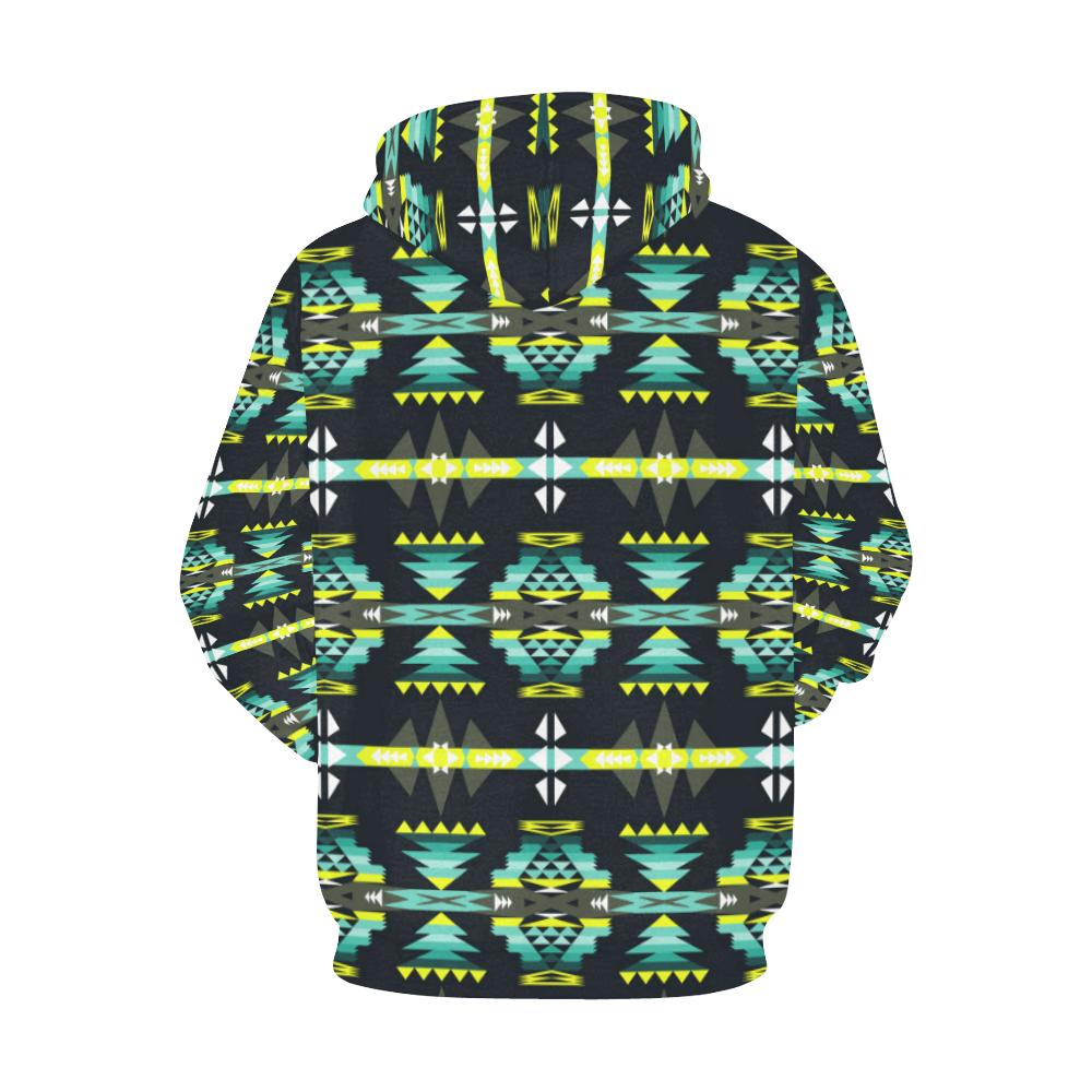 River Trail All Over Print Hoodie for Women (USA Size) (Model H13) All Over Print Hoodie for Women (H13) e-joyer