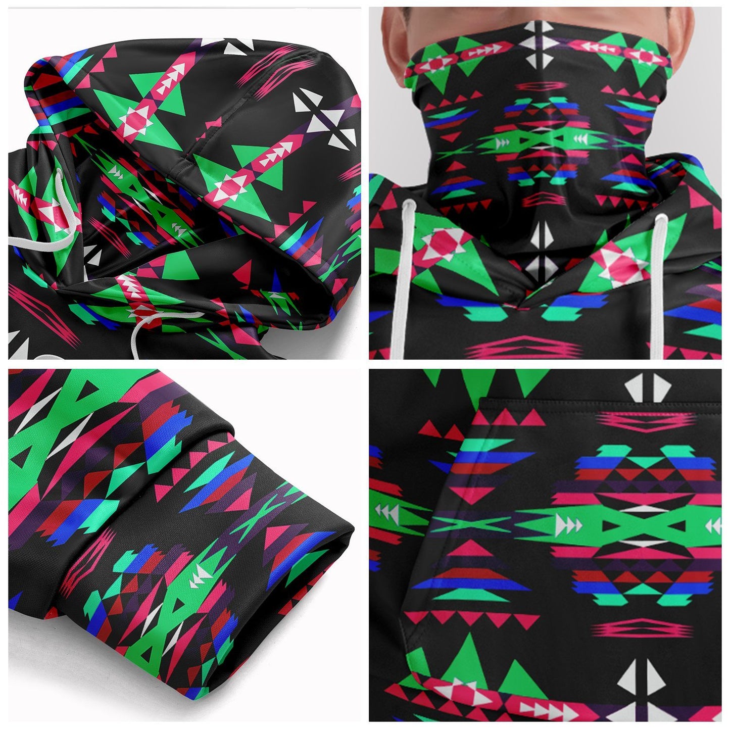 River Trail Journey Hoodie with Face Cover 49 Dzine